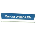 Desk Name Plate w/Clear Acrylic Base (8")